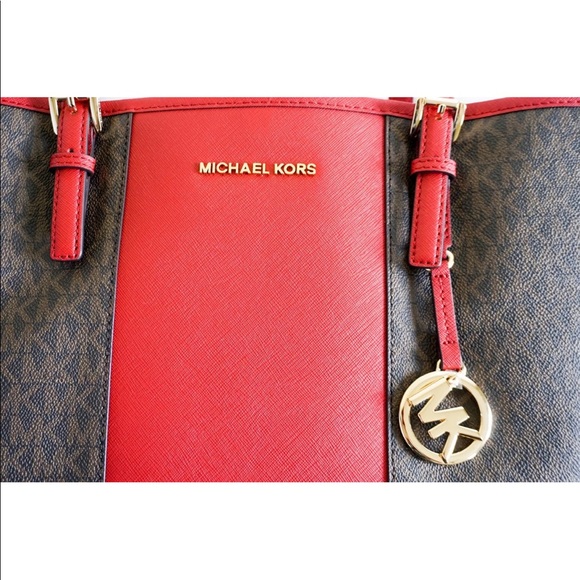 NWT MICHAEL KORS JET SET TRAVEL MEDIUM CARRYALL - Picture 5 of 8